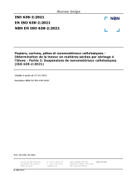 NBN EN ISO 638-2:2021