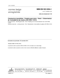 NBN EN ISO 8394-1:2010