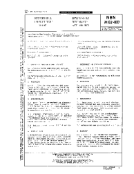 NBN M 02-007:1976