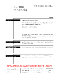 UNE-EN 61347-2-1:2002/A1:2006