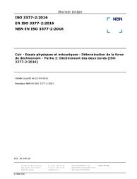 NBN EN ISO 3377-2:2016