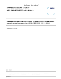 NBN ISO/IEC/IEEE 26515:2021
