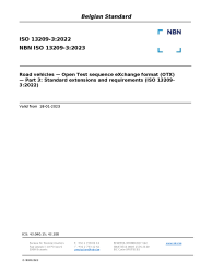 NBN ISO 13209-3:2023