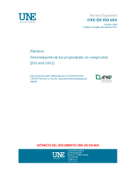 UNE-EN ISO 604:2003
