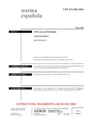 UNE-EN ISO 3954:2008