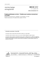 NBN EN 13747:2005
