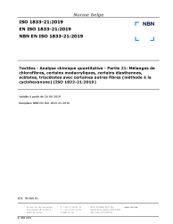 NBN EN ISO 1833-21:2019