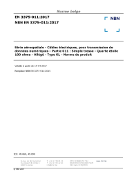 NBN EN 3375-011:2017
