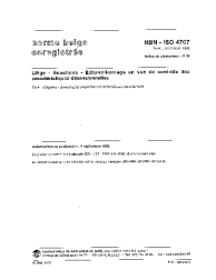 NBN ISO 4707:1992