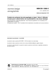 NBN EN 13880-3:2003