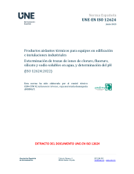 UNE-EN ISO 12624:2023