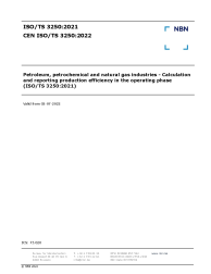 CEN ISO/TS 3250:2022