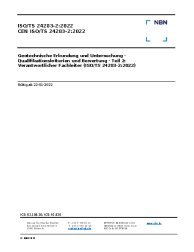 CEN ISO/TS 24283-2:2022