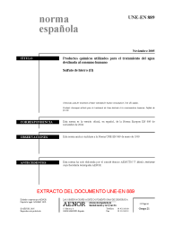 UNE-EN 889:2005 (R2014)