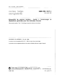NBN EN 1317-1:1998