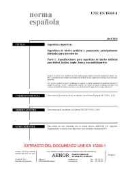 UNE-EN 15330-1:2014