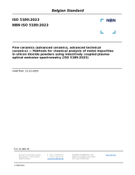 NBN ISO 5189:2023