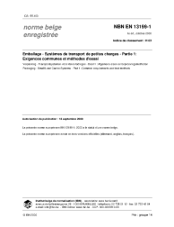 NBN EN 13199-1:2000