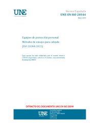 UNE-EN ISO 20344:2022