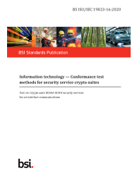 BS ISO/IEC 19823-16:2020