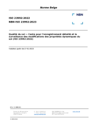 NBN ISO 23992:2023