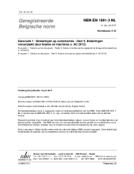 NBN EN 1991-3 NL:2013