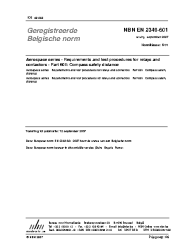 NBN EN 2349-601:2007