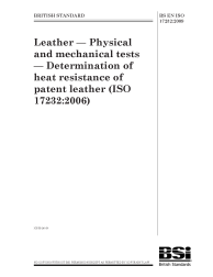 BS EN ISO 17232:2009
