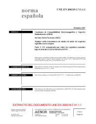 UNE-EN 300219-2 V1.1.1:2007