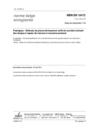 NBN EN 16472:2014