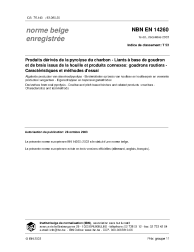 NBN EN 14260:2003