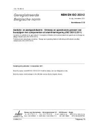 NBN EN ISO 20312:2011