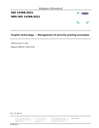 NBN ISO 14298:2021