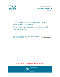 UNE-EN ISO 683-1:2019