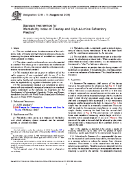 ASTM C181-11(2018)
