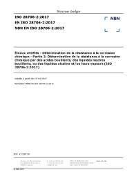 NBN EN ISO 28706-2:2017