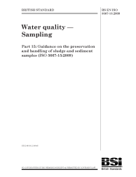 BS EN ISO 5667-15:2009