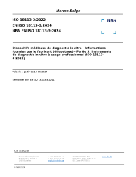 NBN EN ISO 18113-3:2024