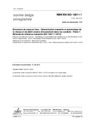NBN EN ISO 16911-1:2013