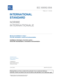 IEC 60092-504:2016