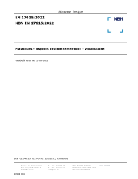 NBN EN 17615:2022