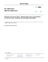 NBN EN 14884:2022
