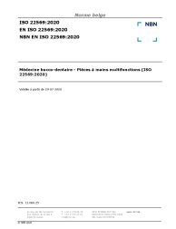 NBN EN ISO 22569:2020