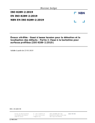 NBN EN ISO 8289-2:2019