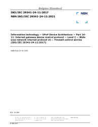 NBN ISO/IEC 29341-24-11:2021
