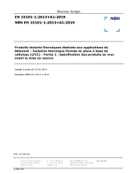NBN EN 15101-1:2013+A1:2019