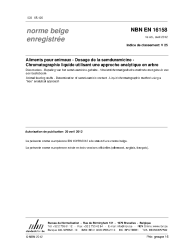 NBN EN 16158:2012