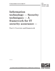 PD ISO/IEC TR 15443-1:2005