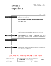 UNE-EN ISO 15914:2005