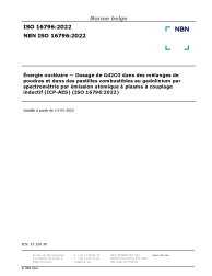 NBN ISO 16796:2022